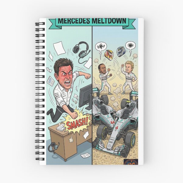 Item preview, The Mercedes Meltdown designed and sold by Caricature Circuit.