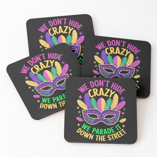Item preview, Mardi Gras Crazy We Parade It Down The Street designed and sold by DBM Photo Art 1.