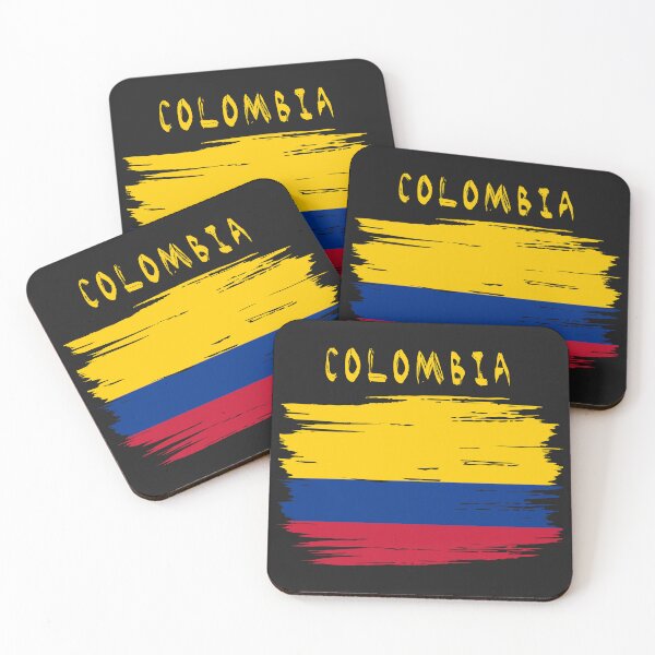 Item preview, Colombia Flag Artistic Brush Stroke – Proud Colombian Pride designed and sold by mashmosh.