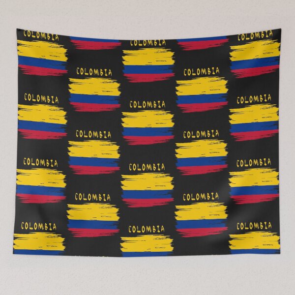 Item preview, Colombia Flag Artistic Brush Stroke – Proud Colombian Pride designed and sold by mashmosh.