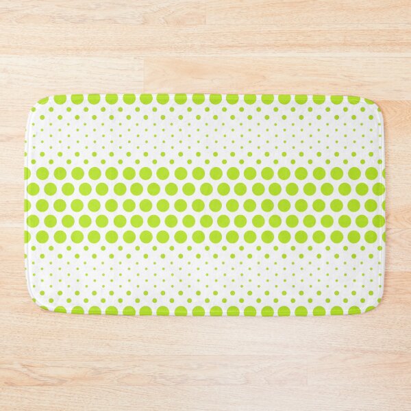Item preview, Dotwave Neon Lime Green Polka Dots on White designed and sold by POLKAIWERX.