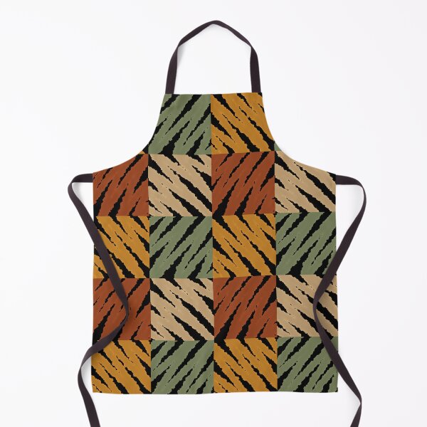 Item preview, Checkered Zigzag Orange Green Pattern designed and sold by Deanmindvortex.