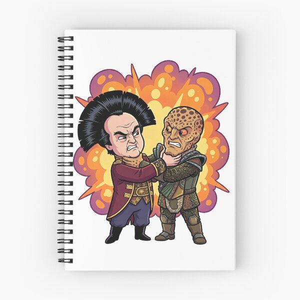 Artikelvorschau, Lustige Science-Fiction-Alien-Rivalen, die Cartoon-Parodie erwürgen entworfen und verkauft von Fenay Designs.