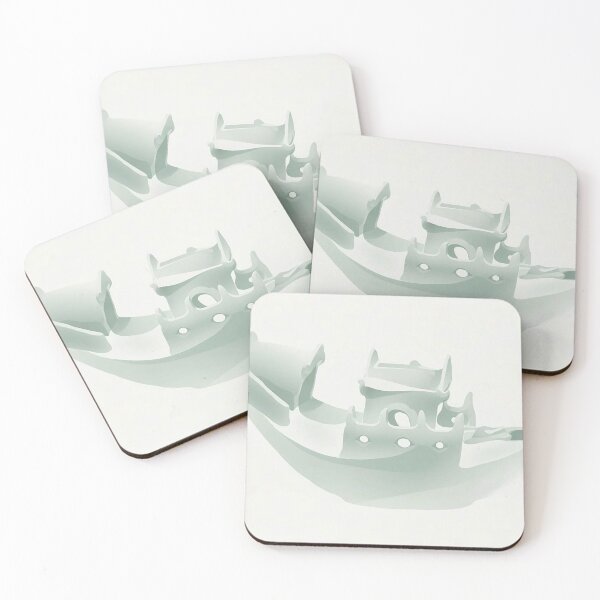 Item preview, Sculpted Celadon: 3D Minimalist Longquan Voyage designed and sold by AurasArtAtelier.