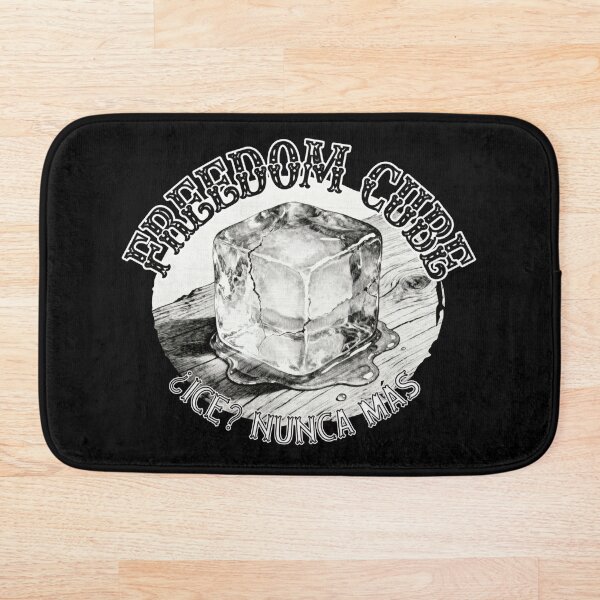Item preview, Freedom Cube — “¿Ice? Nunca Más” | Bilingual Anti-ICE Protest Illustration designed and sold by Monkey Chéri Studio.