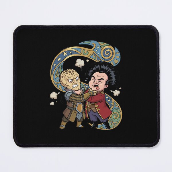 Item preview, Funny Sci-Fi Alien Diplomats Strangling Cartoon Parody designed and sold by Fenay Designs.