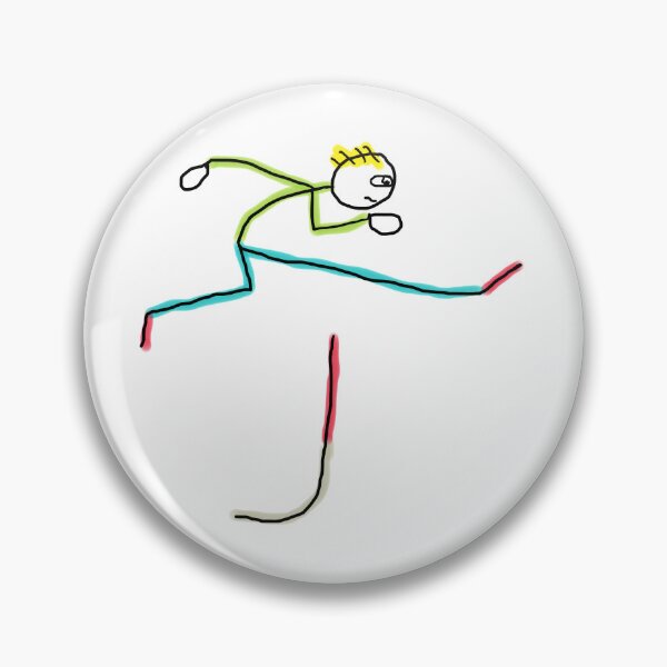 Item preview, Hurdling Stickman designed and sold by Mark-Ewbie.