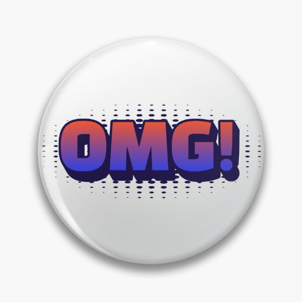 Artikelvorschau, Knalliges Comic-Design mit dem ausdrucksstarken Schriftzug „OMG!“ im Farbverlauf. entworfen und verkauft von New Vision by ToMz.