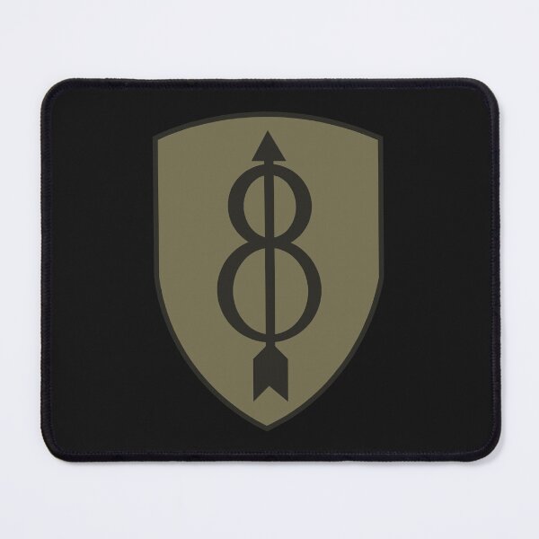 Item preview, Army - SSI - 8th Infantry Division - Subdued X 300 designed and sold by Military Insignia Products.