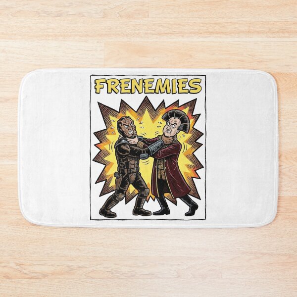 Item preview, Frenemies Funny Sci-Fi Alien Diplomats Rivals Cartoon Parody designed and sold by Fenay Designs.