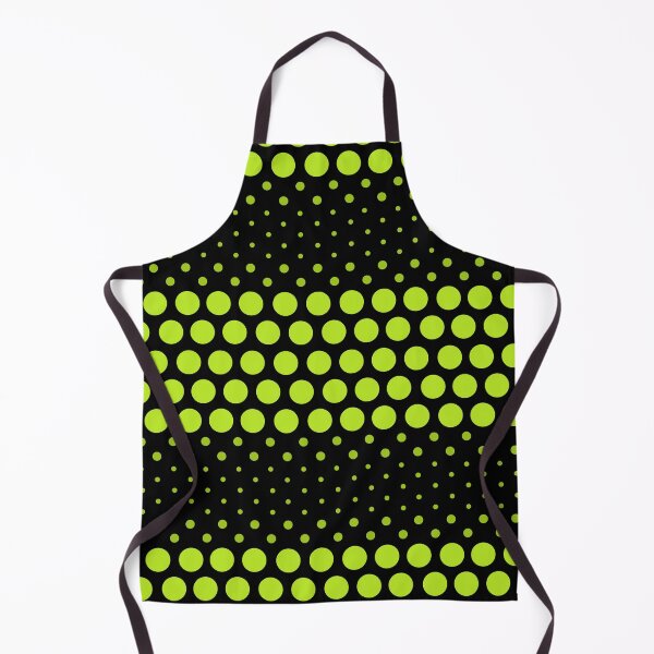 Item preview, Dotwave Neon Lime Green Polka Dot on Black designed and sold by POLKAIWERX.