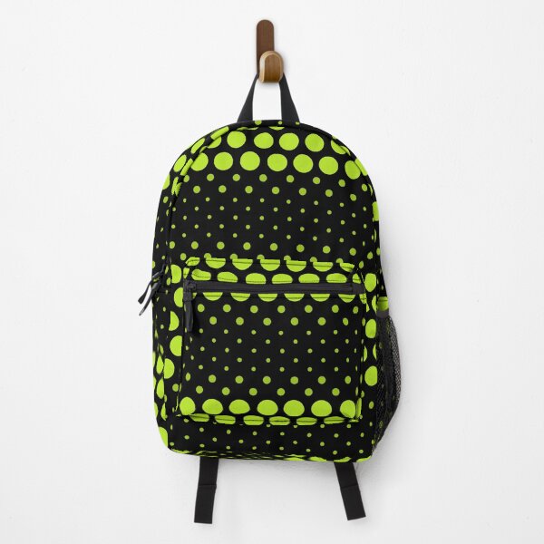 Item preview, Dotwave Neon Lime Green Polka Dot on Black designed and sold by POLKAIWERX.