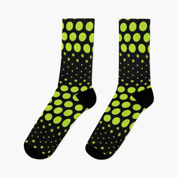 Item preview, Dotwave Neon Lime Green Polka Dot on Black designed and sold by POLKAIWERX.