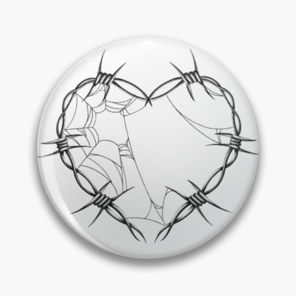 Item preview, Barb Wire Heart designed and sold by round-we-go.