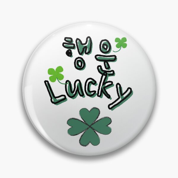 Artikelvorschau, Lucky in Korean Typography – 행운 Four Leaf Clover Minimal Design entworfen und verkauft von Leo-stella.
