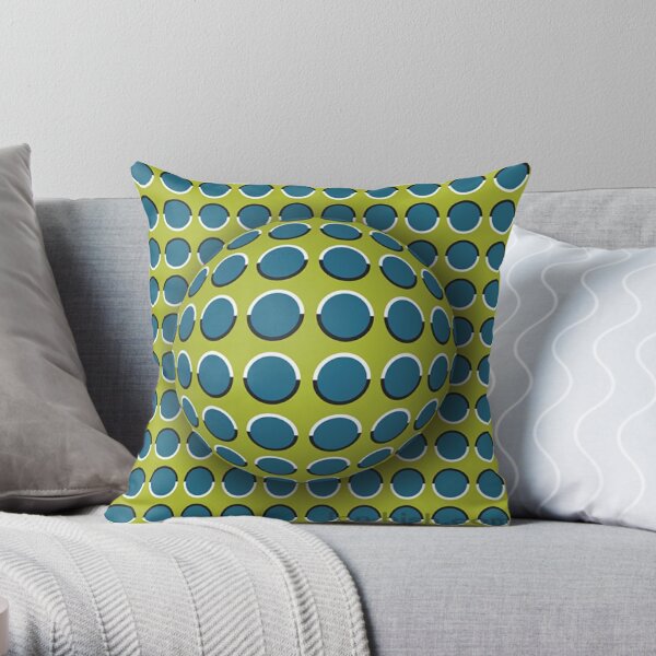 Optical Illusion, delusion, fantasy, hallucination, phantasm, phantom, ghost, specter, #OpticalIllusion, #delusion, #fantasy, #hallucination, #phantasm, #phantom, #ghost, #specter, #illusion Throw Pillow