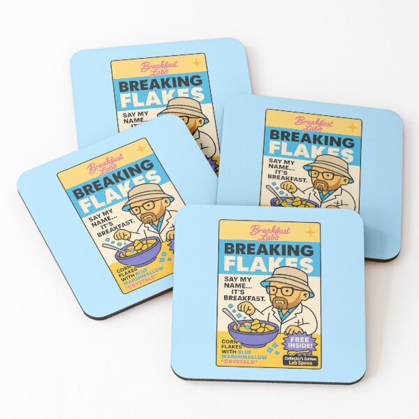 Item preview, Breaking Flakes – Cereal Parody Design designed and sold by VoglR.
