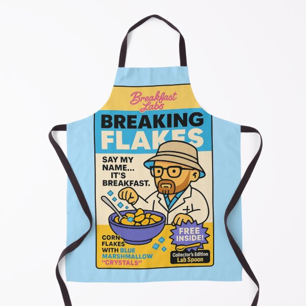 Item preview, Breaking Flakes – Cereal Parody Design designed and sold by VoglR.