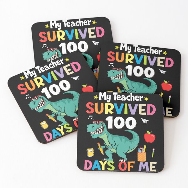Item preview, 100Th Day Of School My Teacher Survived 100 designed and sold by tulinorampyc.