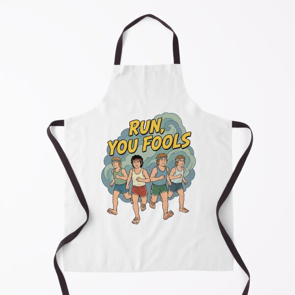 Item preview, Run You Fools Funny Fantasy Halfling Cardio Workout Parody designed and sold by Fenay Designs.