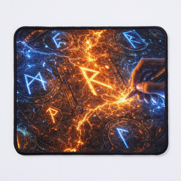 Item preview, Runes of Arcane Power – Ancient Magic Symbols and Elemental Energy Fantasy Art designed and sold by DrakariArt.