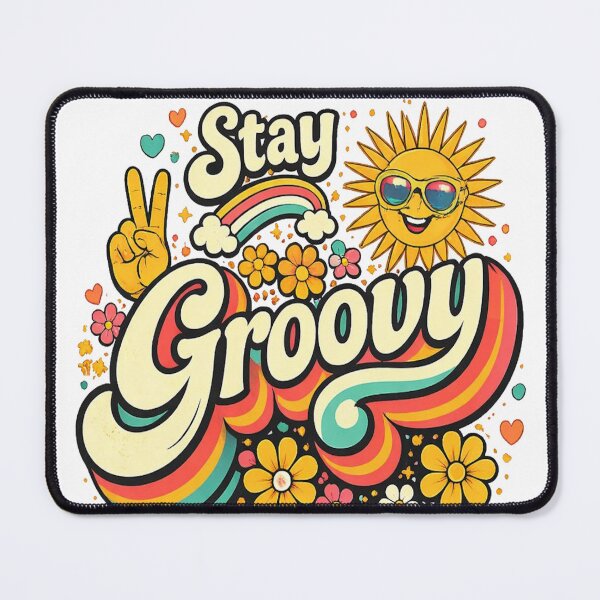 Item preview, stay groovy designed and sold by Catfighter.