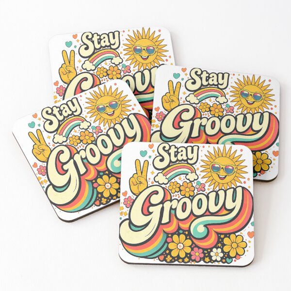 Item preview, stay groovy designed and sold by Catfighter.