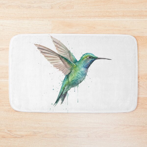 Item preview, Ethereal Watercolor Hummingbird | Vibrant Flight Splash Art | Fluid Nature Illustration designed and sold by Thaliandra.