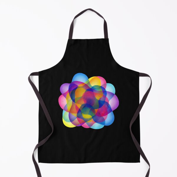 Item preview, Colorful Overlapping Circles - Abstract Geometric Color Theory designed and sold by Dakson Design - Fantasy Art.