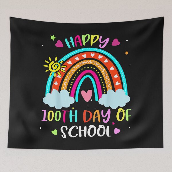 Item preview, 100Th Day Of School Rainbow Happy 100 Days designed and sold by vlahosfeari.