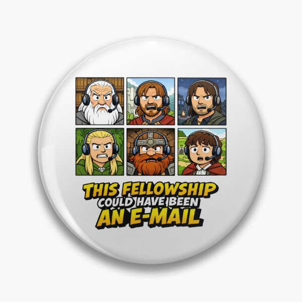 Item preview, This Fellowship Could Have Been An Email Funny Work Parody designed and sold by Fenay Designs.