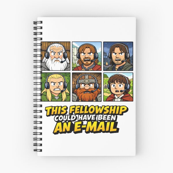 Item preview, This Fellowship Could Have Been An Email Funny Work Parody designed and sold by Fenay Designs.
