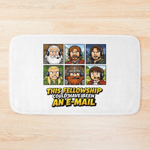 Item preview, This Fellowship Could Have Been An Email Funny Work Parody designed and sold by Fenay Designs.