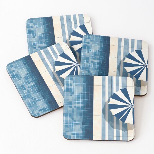 Item preview, Umbrella by pool tiles designed and sold by anytka.