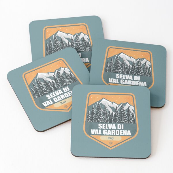 Item preview, Selva di Val Gardena Italy – Snowy Mountain Winter Badge designed and sold by CynthiaGraphics.