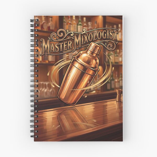 Item preview, Master Mixologist Vintage Gold Cocktail Shaker | Bartender Art designed and sold by OneLineBar.