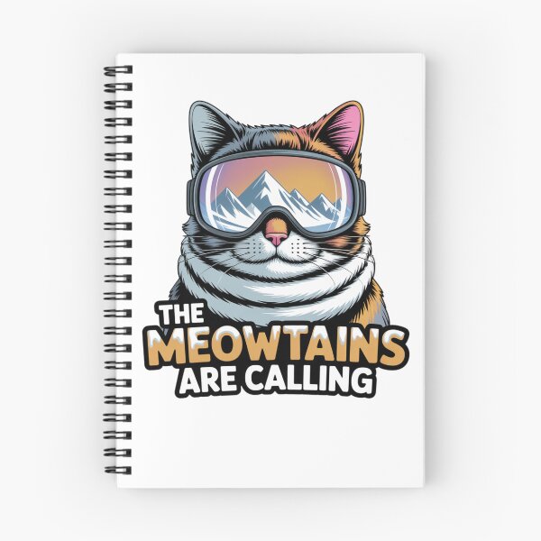 Item preview, Meowtain Adventure Cat Lovers Skiing Fun  designed and sold by Cool Ts .