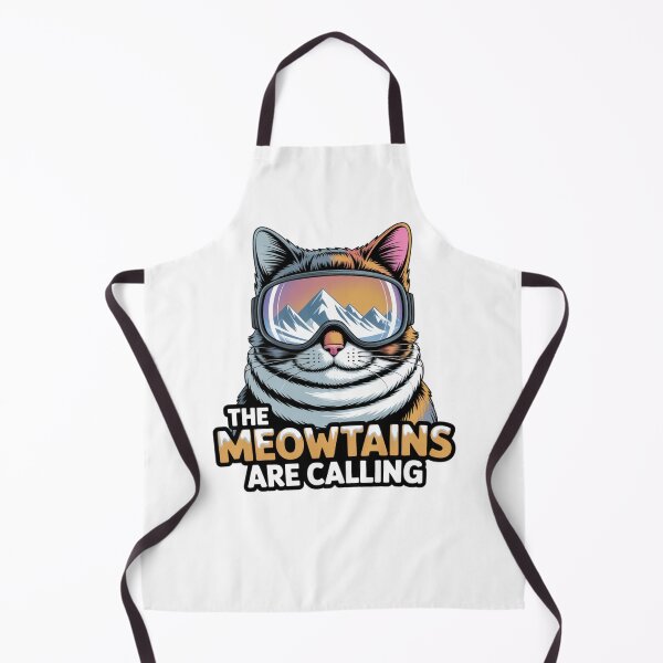 Item preview, Meowtain Adventure Cat Lovers Skiing Fun designed and sold by Cool Ts .