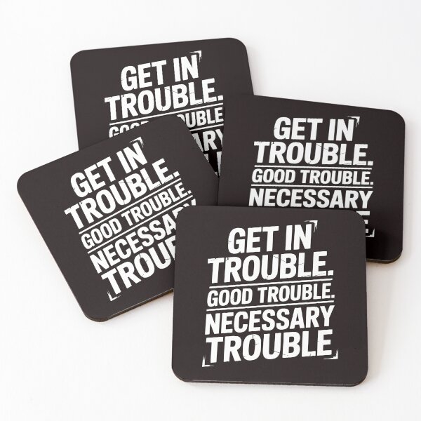 Item preview, Get In Good Necessary Trouble – Courageous Social Justice Statement designed and sold by Redgiant87x.