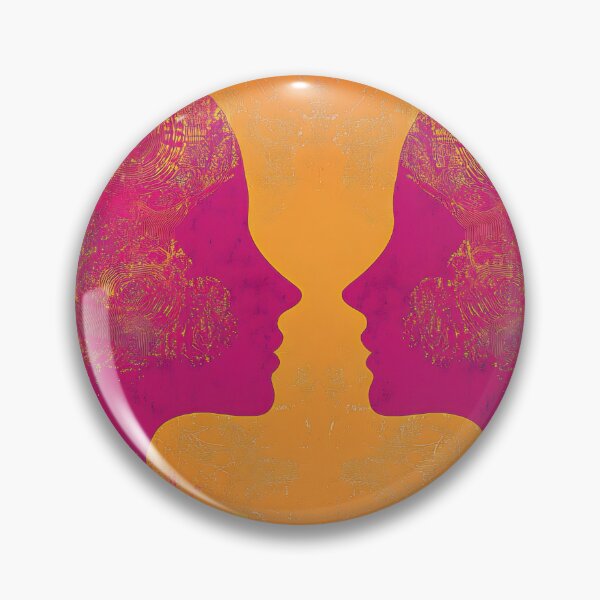 Item preview, Colorful face silhouettes designed and sold by anytka.