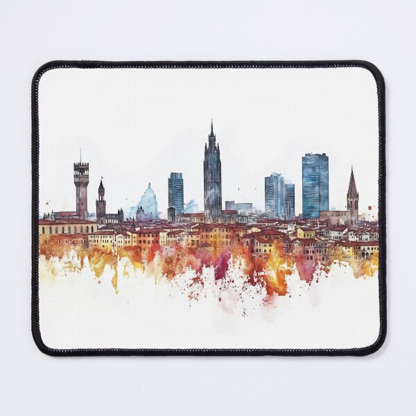 Item preview, Florence skyline with vibrant colors designed and sold by anytka.