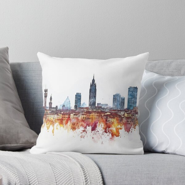 Item preview, Florence skyline with vibrant colors designed and sold by anytka.