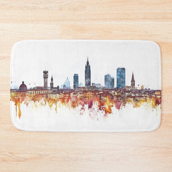 Item preview, Florence skyline with vibrant colors designed and sold by anytka.