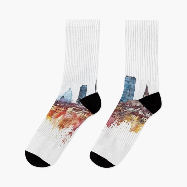 Item preview, Florence skyline with vibrant colors designed and sold by anytka.