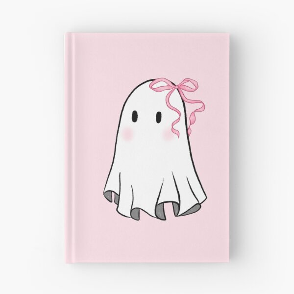 Item preview, cute ghost with a bow designed and sold by delicate-pov.
