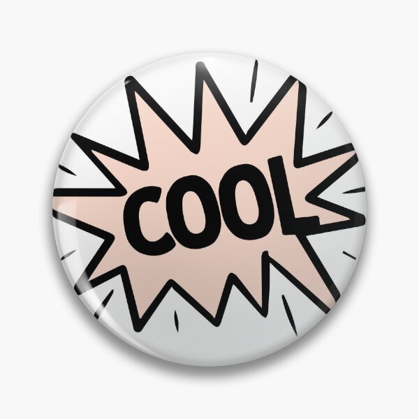 Item preview, A clear comic statement featuring the word "COOL" in a dynamic star shape. designed and sold by New Vision by ToMz.