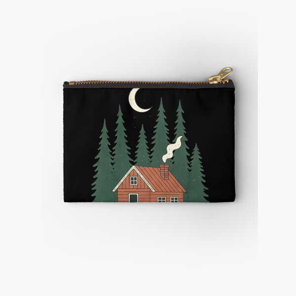 Item preview, Cozy Cottagecore Cabin In The Woods In The Style Of Van Gogh Vintage Forest designed and sold by DrawHandArt.