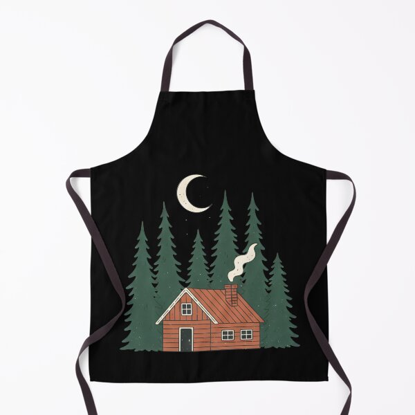 Item preview, Cozy Cottagecore Cabin In The Woods In The Style Of Van Gogh Vintage Forest designed and sold by DrawHandArt.