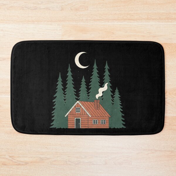 Item preview, Cozy Cottagecore Cabin In The Woods In The Style Of Van Gogh Vintage Forest designed and sold by DrawHandArt.