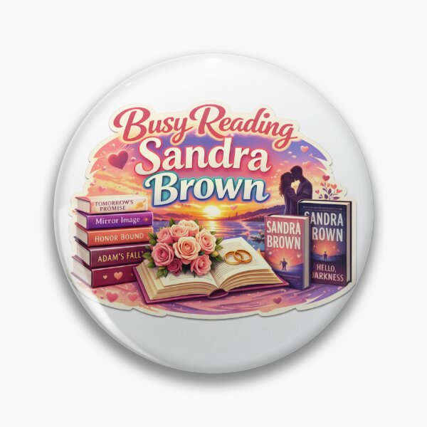Item preview, Busy Reading Sandra Brown designed and sold by PeacefulHShop.